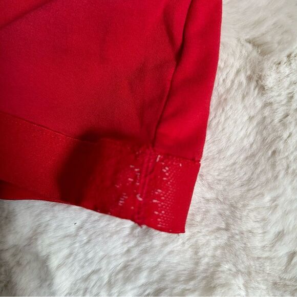 Zara red high neck cropped tank top - Picture 5 of 8